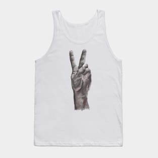 Peace Sign (Hand Painted... pun intended) Tank Top